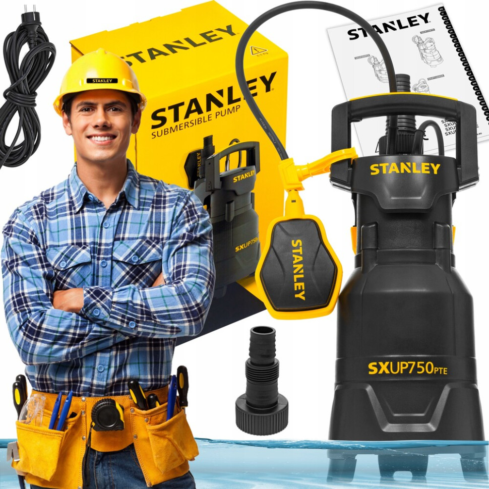 Дренажный насос Stanley SXUP750PTE