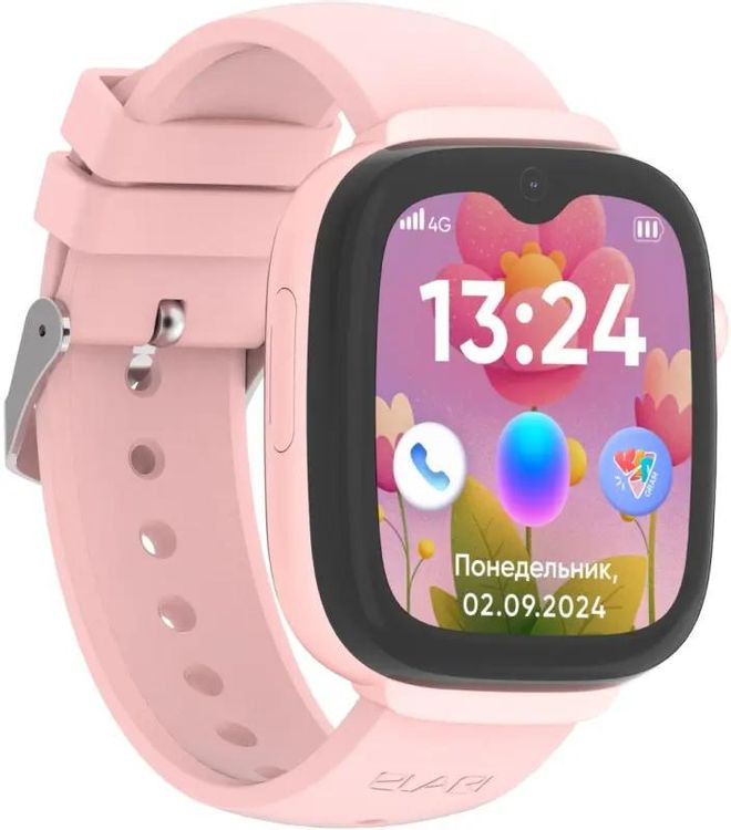 Детские умные часы Elari KidPhone 4G Go (розовый)