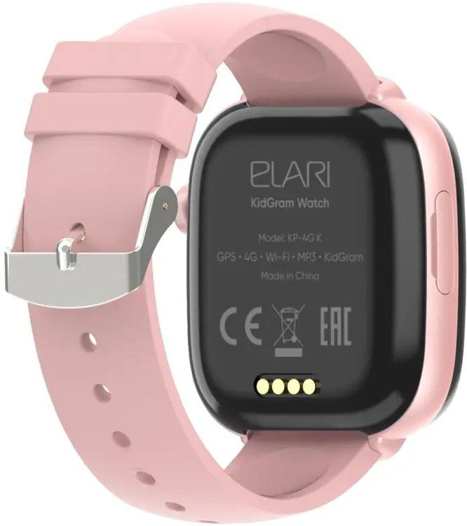 Детские умные часы Elari KidPhone 4G Go (розовый)