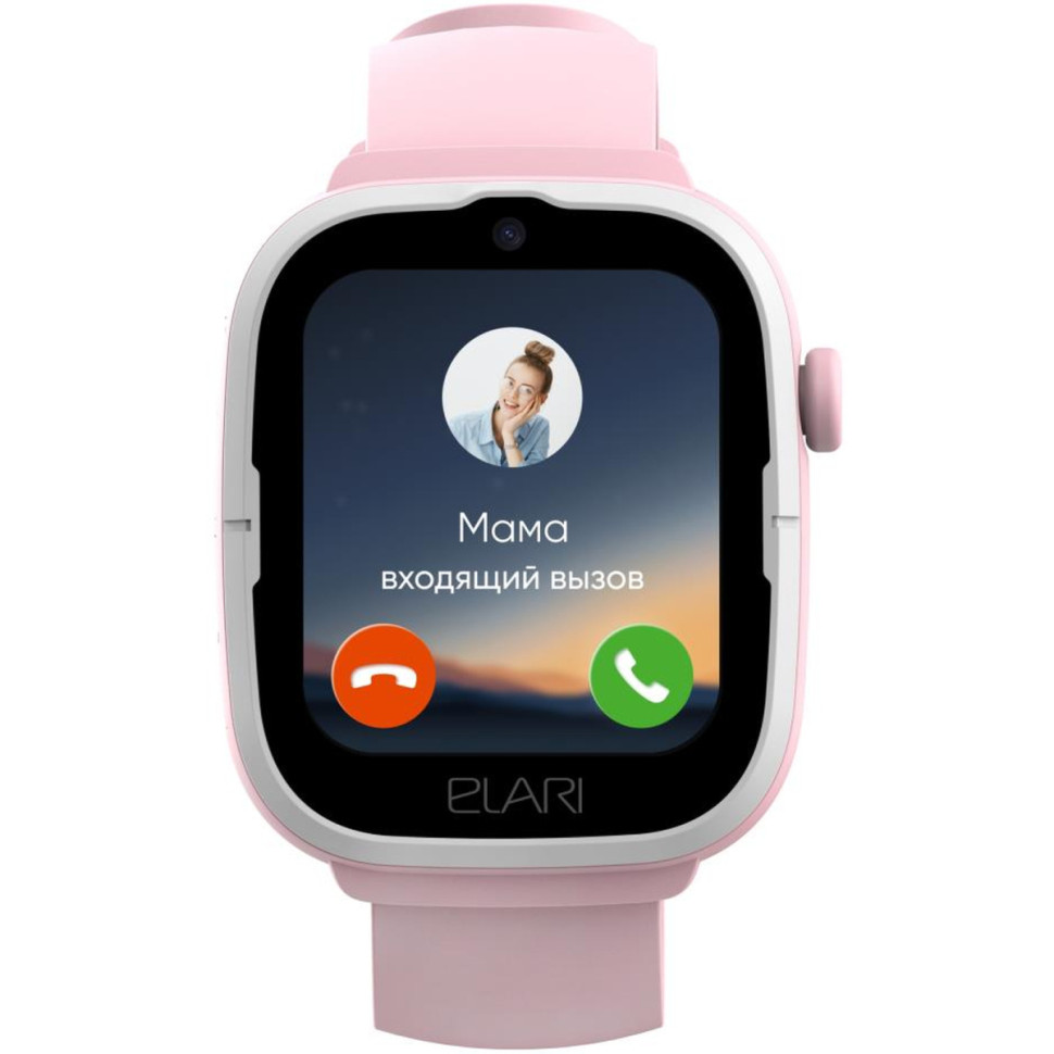 Детские умные часы Elari KidPhone 4G Go (розовый)