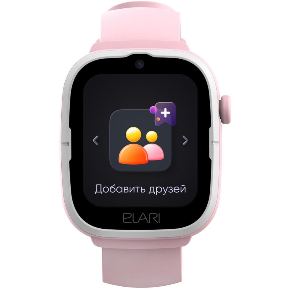 Детские умные часы Elari KidPhone 4G Go (розовый)