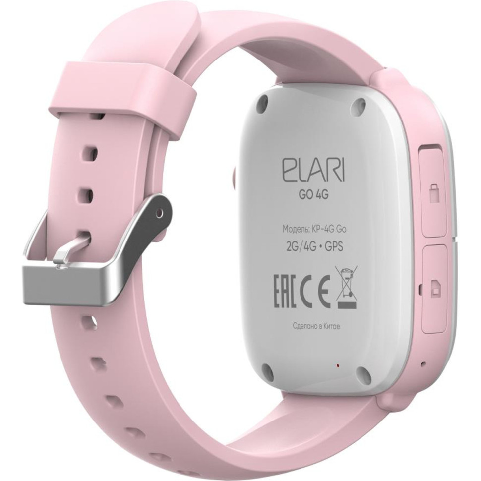 Детские умные часы Elari KidPhone 4G Go (розовый)