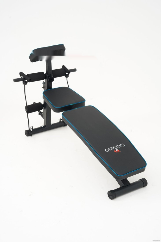 Силовая скамья Calviano 1003 (черный/синий)