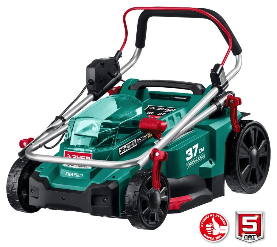 Аккумуляторная газонокосилка ЗУБР ГКЛ-3736