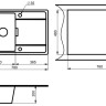 Кухонная мойка Granula 7804 эспрессо