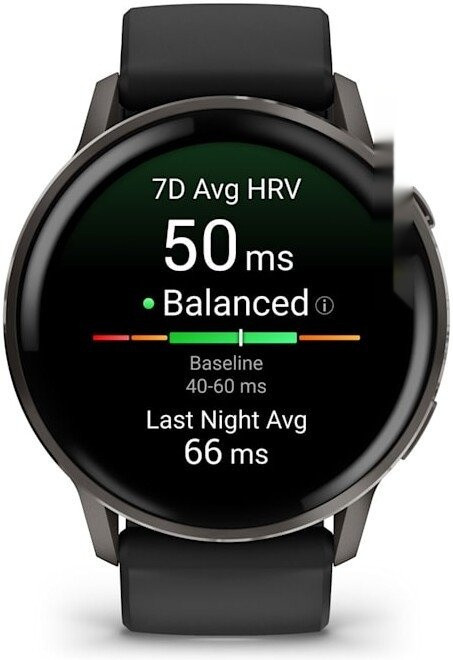 Умные часы Garmin Venu 4 45 мм (черный)
