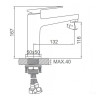 Смеситель Ledeme L1078U