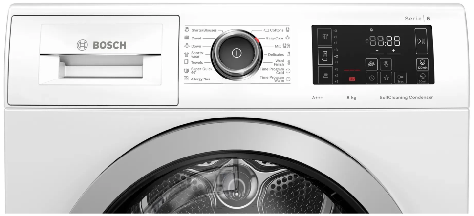 Сушильная машина Bosch WTW876LBY, белый