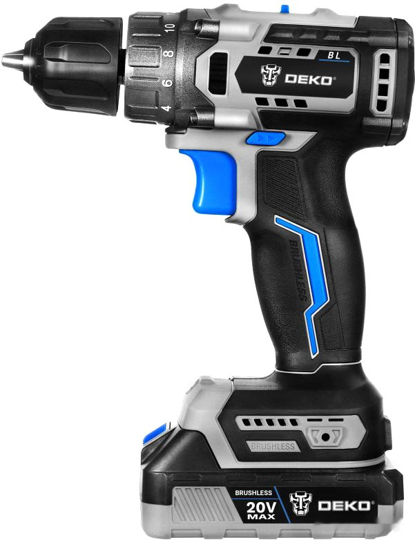 Дрель-шуруповерт Deko Sharker 063-4037 (с 1-им АКБ)