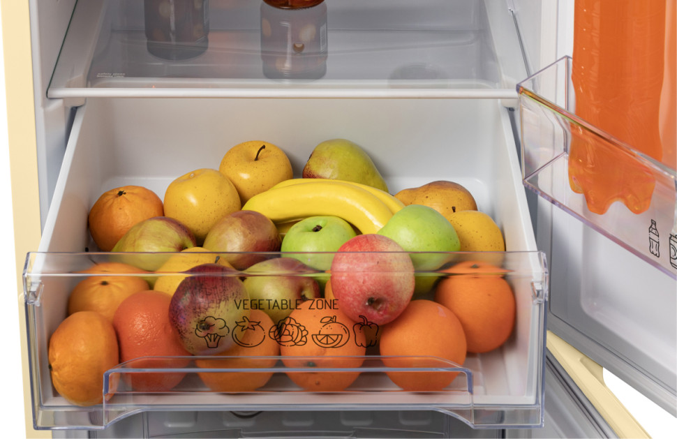 Холодильник с нижней морозильной камерой NORDFROST NRB 164NF Me