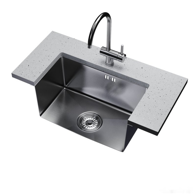 Кухонная мойка Mixline 547232 (черный графит, 3 мм)