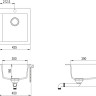 Кухонная мойка AquaSanita Simplex SQS100W (beige 110)