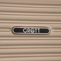 Чемодан Grott 340-619/3-20GLD (золотой)
