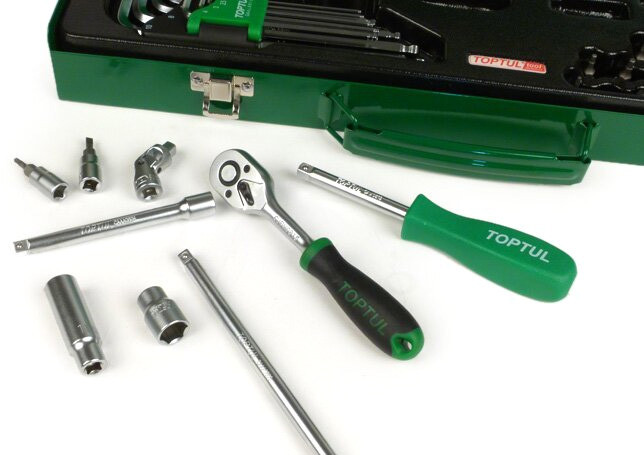 Набор торцевых головок Toptul GCAD7202 72 предмета