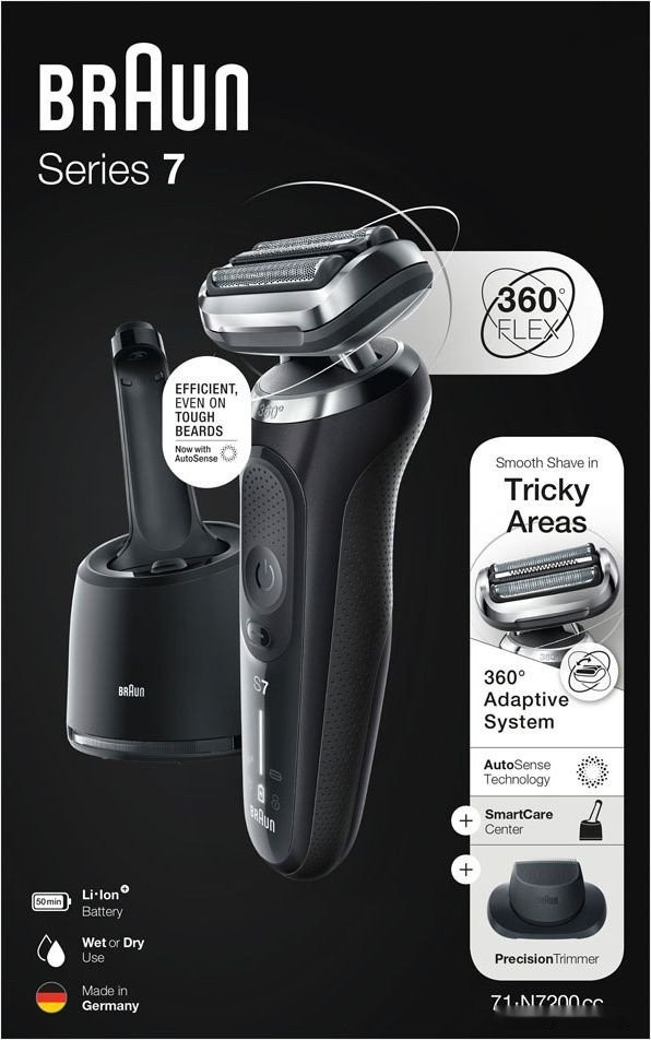 Электробритва мужская Braun Series 7 71-N7200cc