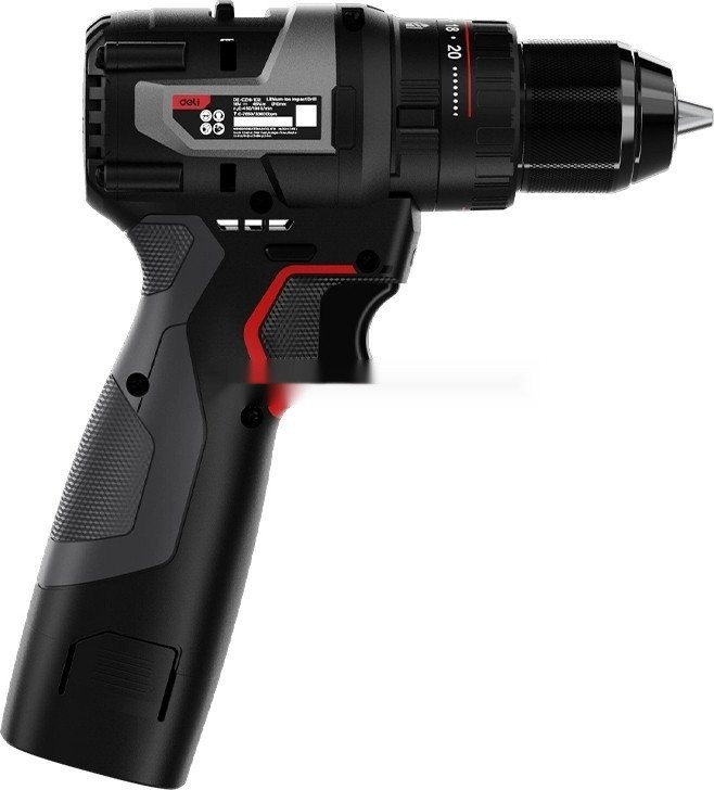 Ударная дрель-шуруповерт Deli EDE-CZ16-1D2 (с 2-мя АКБ)