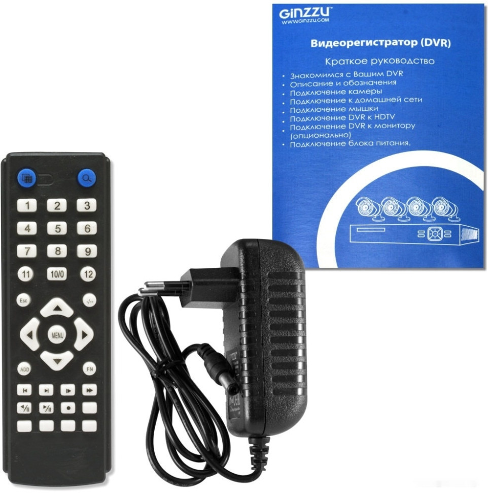 Видеорегистратор наблюдения Ginzzu HD-818
