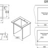 Кухонная мойка Granula GR-5551 (турмалин)