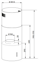 Вытяжка Kuppersberg TUBA 35 B