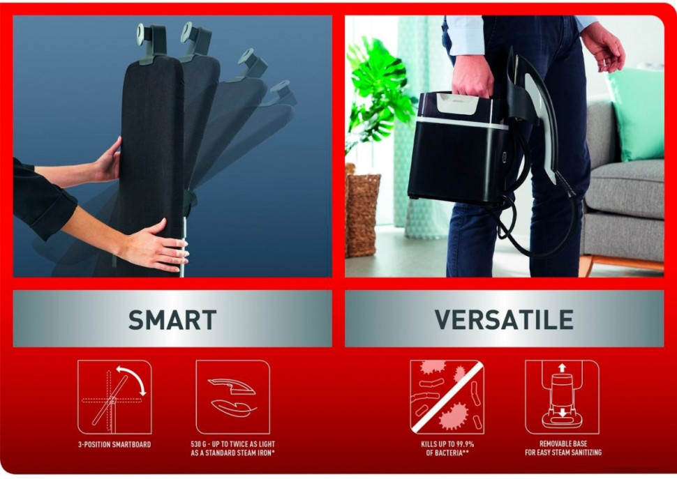 Отпариватель Tefal Ixeo+ QT1510E0