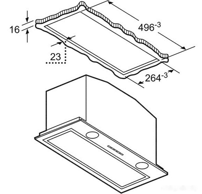 Вытяжка Bosch DHL575C