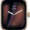 Умные часы Amazfit GTS 4 (золотистый, с коричневым нейлоновым ремешком)