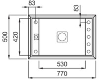Кухонная мойка Elleci Value 130 G40 Nero