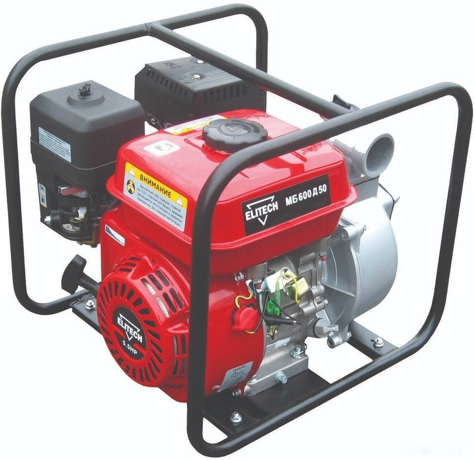 Мотопомпа Elitech МБ 600Д50