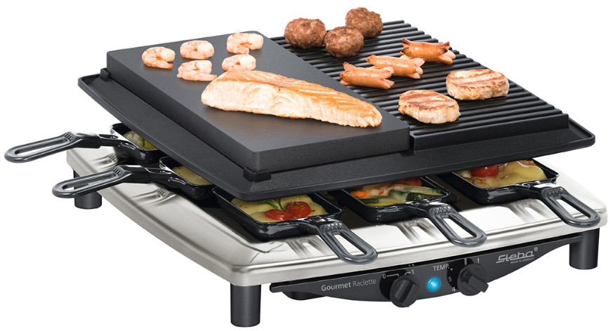 Электрогриль Steba RC 4 plus DELUX chrom