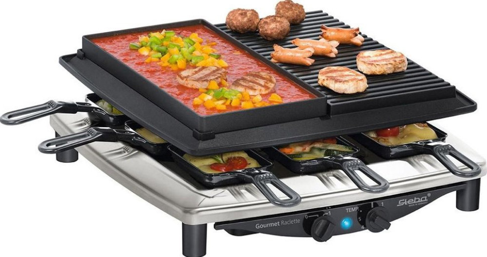 Электрогриль Steba RC 4 plus DELUX chrom