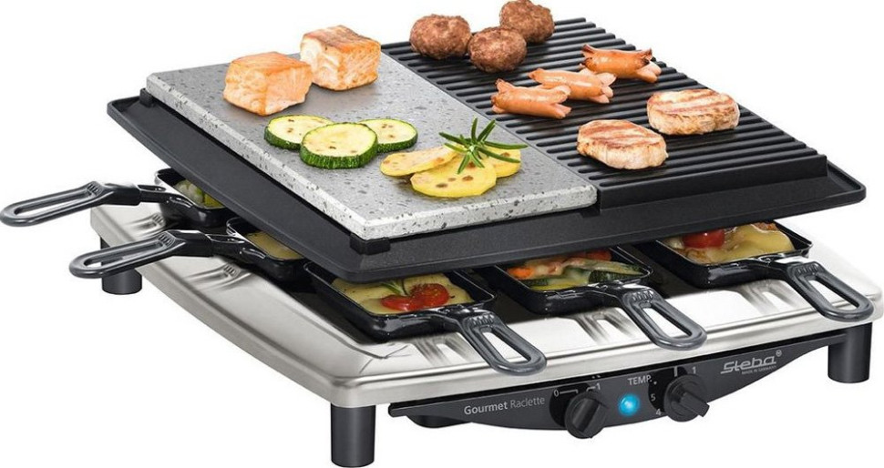 Электрогриль Steba RC 4 plus DELUX chrom