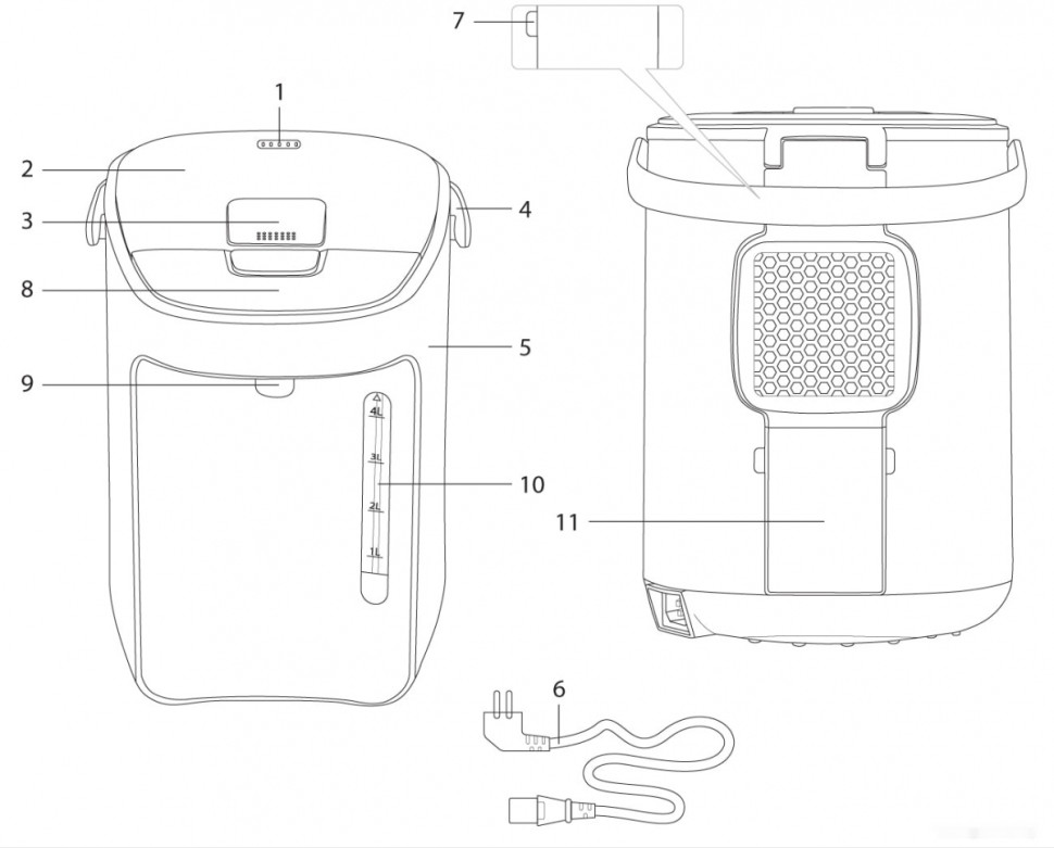 Электрический чайник Redmond RTP-805