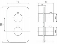 Смеситель Deante Box BXY 0EBT