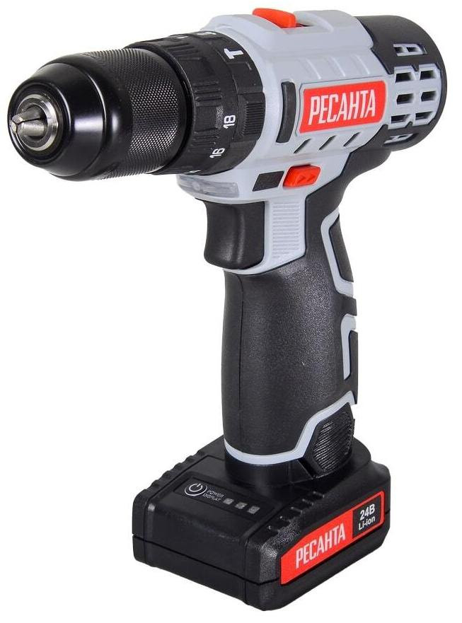 Аккумуляторная дрель-шуруповерт Ресанта ДА-24-2ЛК-У
