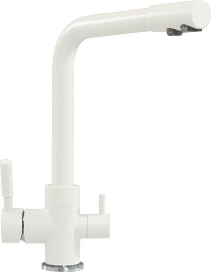 Смеситель Tolero Высокий Дуо (белый 923)