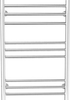 Полотенцесушитель Ростела Свирель V нижнее подключение 1" 80 см