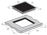 Варочная панель ZUGEL ZEH603FB