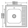 Кухонная мойка Ledeme L66060-L