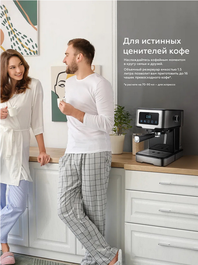 Рожковая помповая кофеварка BQ CM9000