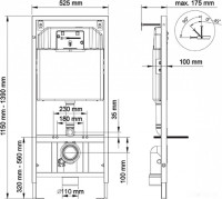 Система инсталляции Berges Wasserhaus Novum R3 040223
