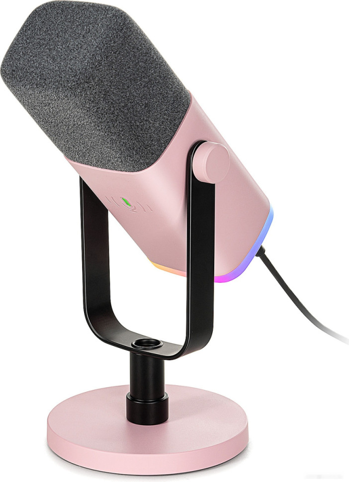 Проводной микрофон FIFINE AM8 (розовый)