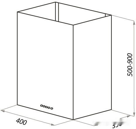 Вытяжка HOMSair Phlox Push 40 (черный)
