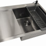 Кухонная мойка Stellar Decor S6550NB-R-D (нано черный)