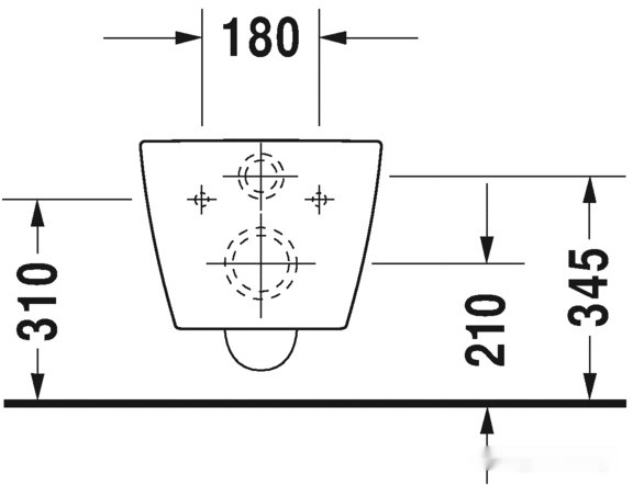 Унитаз Duravit ME by Starck 45290900A1