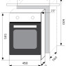 Духовой шкаф LEX EDP 4571 BL
