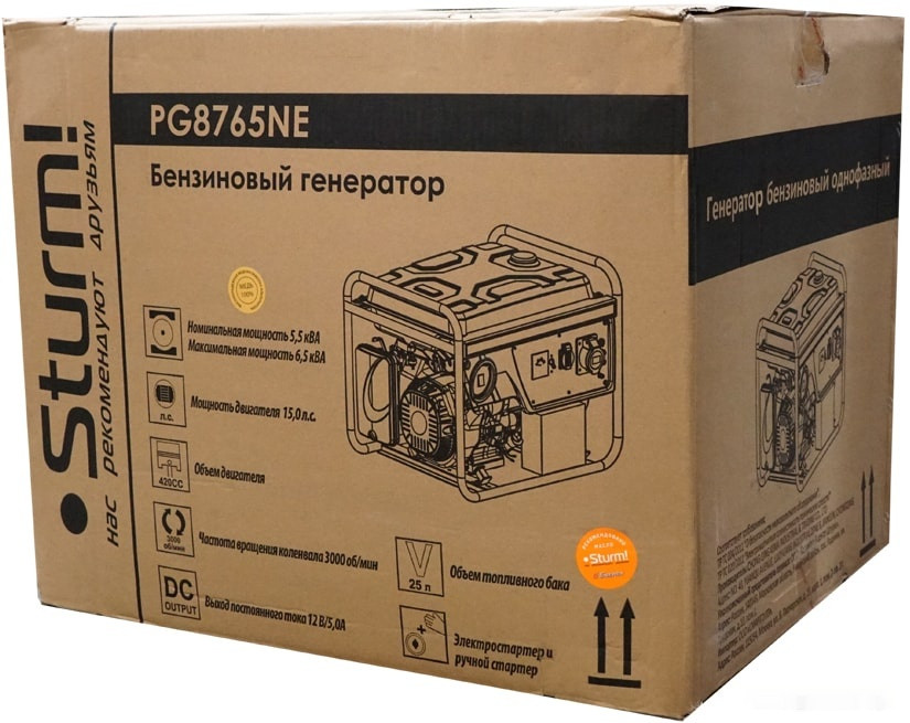 Генератор Sturm PG8765NE