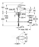 Смеситель Grohe Eurodisc 33244 001