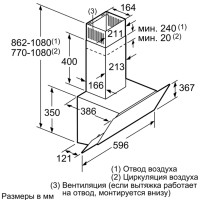 Вытяжка Bosch DWK065G60R
