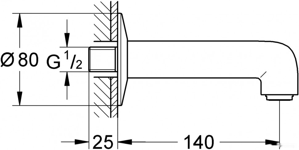 Смеситель Grohe BauClassic 13258000