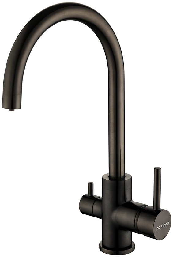 Смеситель Paulmark Essen 213211-GM (вороненая сталь)